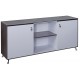 Nero Executive Credenza Storage Cupboard